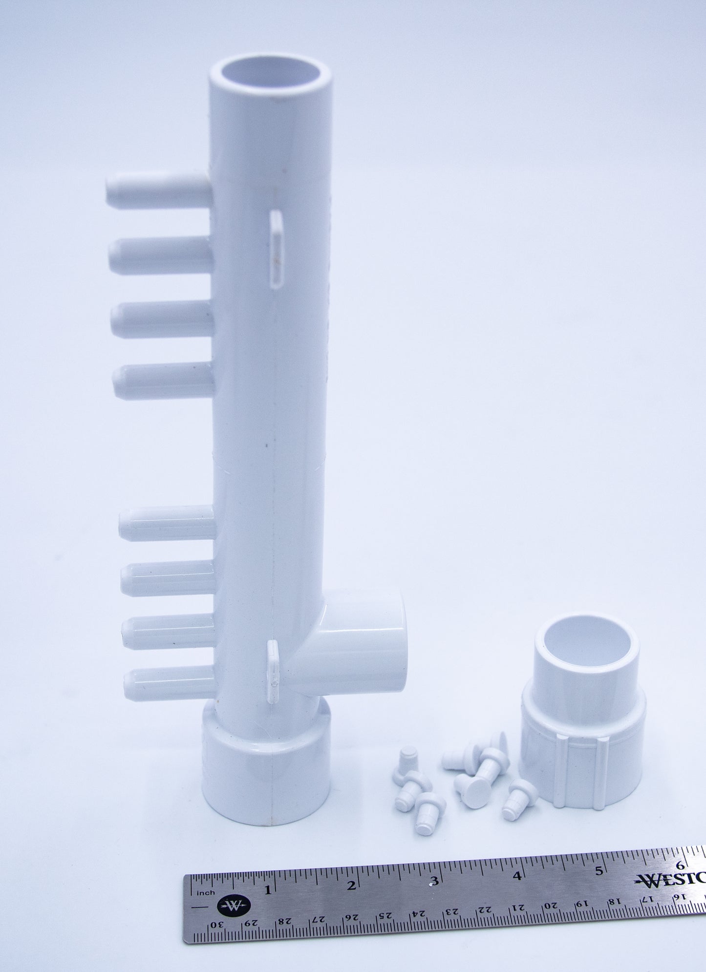 1" X 3/8" 8 Port Babred Manifold