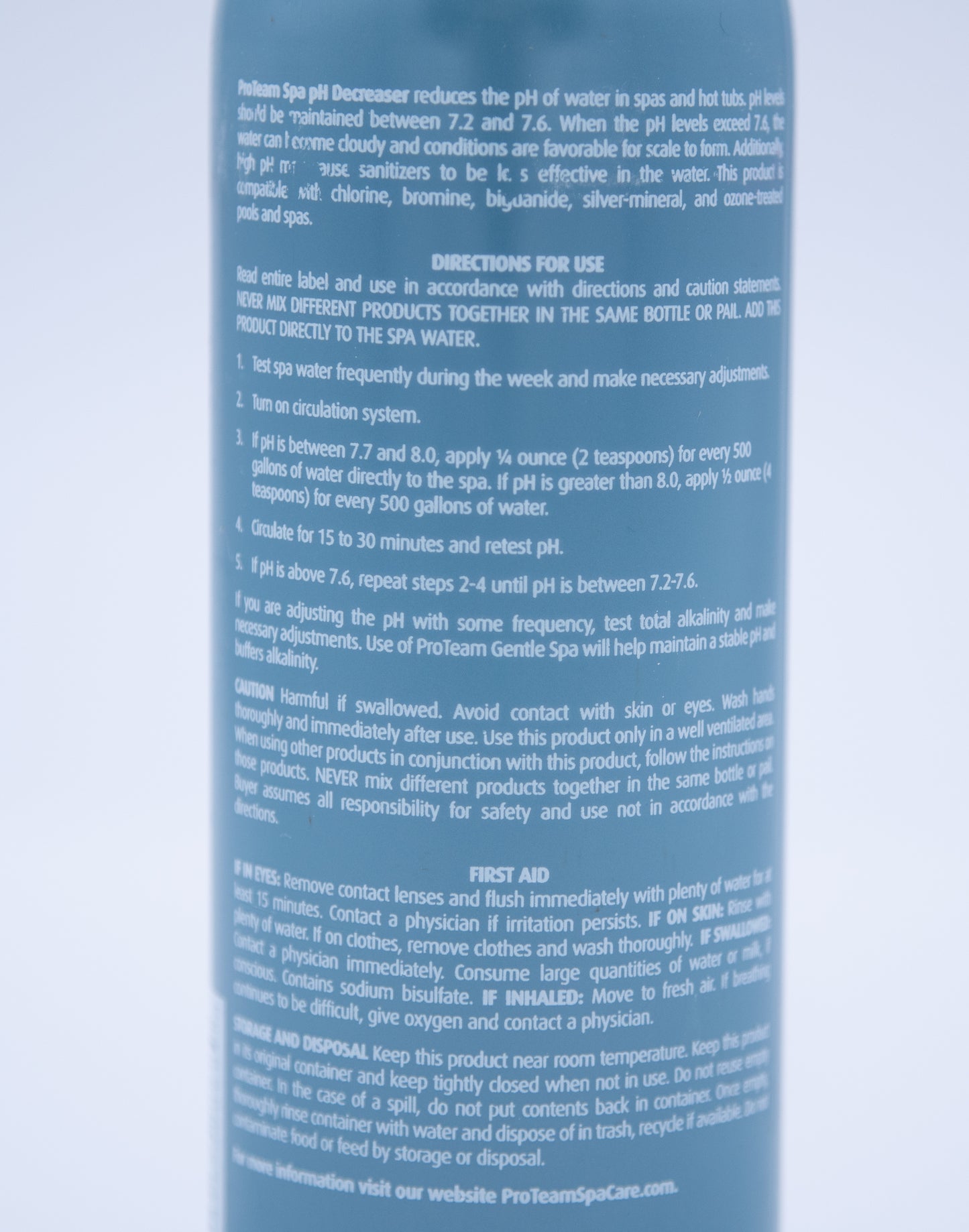 ProTeam Dry Spa pH Decreaser: Easily Balance pH Levels in Your Spa