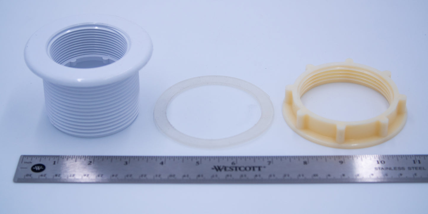 FILTER BULKHEAD, WALLFITTING ASSY W/GASKET