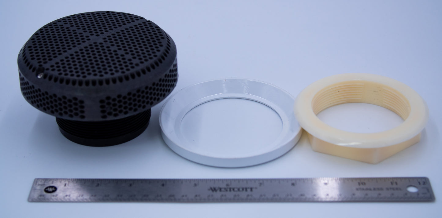 SUCTION, 2.5" DSG BLACK SUPER HI-FLO