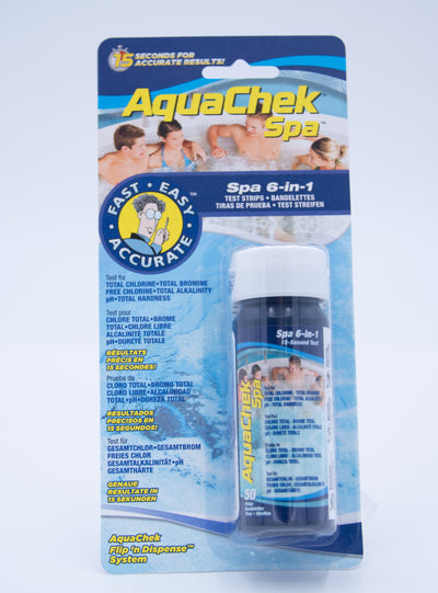 Aquachek Spa 6-in-1 Test Strips (50 ct)