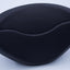 Warped Oval Charcoal Pillow (X540762)